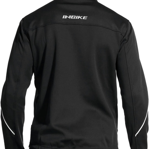 INBIKE Men's Cycling Jacket Winter Fleece Thermal Windproof Soft Shell Wind Coat - Picture 2 of 12